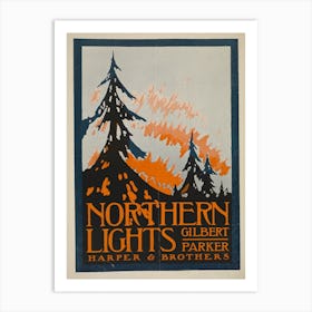 Northern Lights Book Cover Poster Art Print