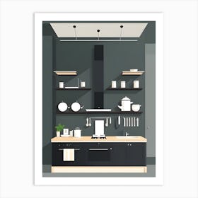 Kitchen Interior Art Art Print
