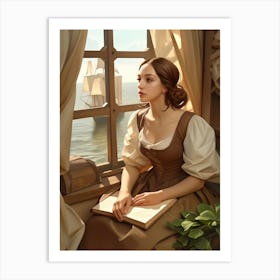 Victorian Girl Art Print