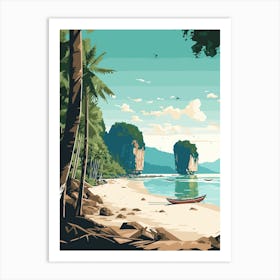 Thailand Beach - Krabi Art Print