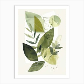 Green Leaves Art Print