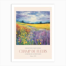Champ De Fleurs, Floral Art Exhibition 37 Art Print