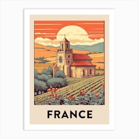 Vintage Travel Poster France 9 Art Print