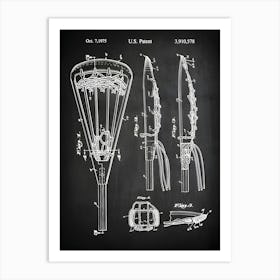 Lacrosse Gifts Lacrosse Wall Art Lacrosse Art Lacrosse Decor Lacrosse Poster Lacrosse Blueprint Lacrosse Wall Decal Sl5781 Art Print