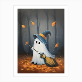 Ghost In The Woods 27 Art Print