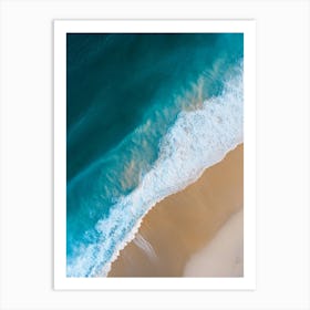 Aerial View Of A Beach 130 Art Print