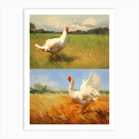 Bird Painting Turkey 1 Art Print