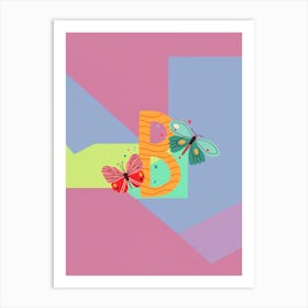 Kids Initials B Art Print