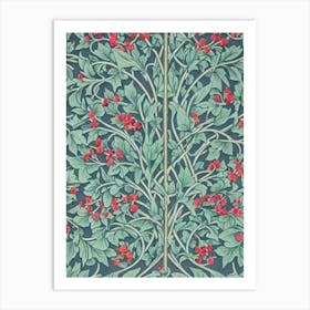 Crimson King Maple tree Vintage Botanical Art Print