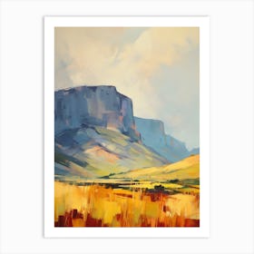 Table Mountain South Africa 1 Mountain Painting Art Print