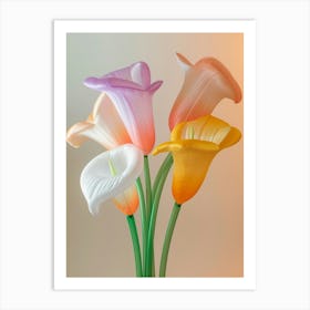 Dreamy Inflatable Flowers Calla Lily 4 Art Print