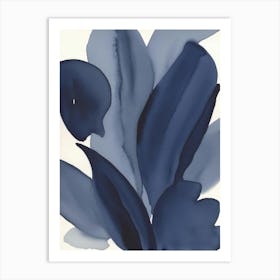 'Blue Leaves' Affiche