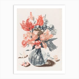 Flowers In A Vase 27 Art Print