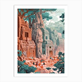 The Ta Prohm Siem Reap Cambodia Art Print