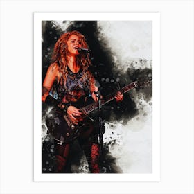 Smudge Shakira Live In Concert Art Print