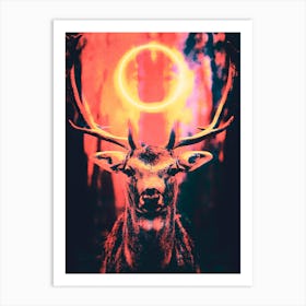 Deer Totem Art Print