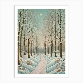 Winter Walk Art Print