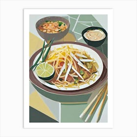 Thai Food Art Print