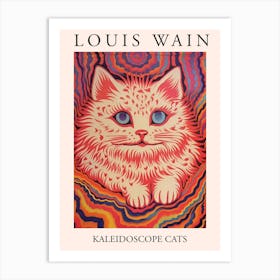 Louis Wain, Kaleidoscope Cats Poster 16 Art Print