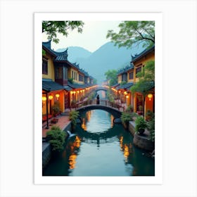 Chinese Village Art Print