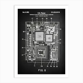 Computer Mother Board Computer Components Patent Print Computer Motherboard Patent Computer Art Computer Art Print Tc104b1 Art Print