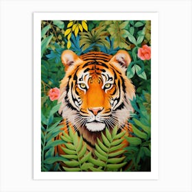 Tiger In The Jungle 21 Art Print