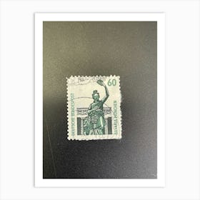 Postage Stamp 11 Art Print