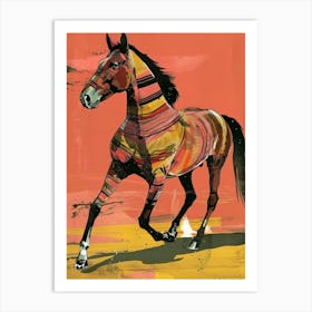 Horse Running 8 Art Print