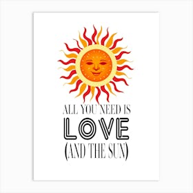 Love And Sunshine Art Print