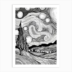 Starry Night 23 Art Print