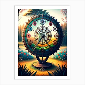 Wheel Of The Year Art Print