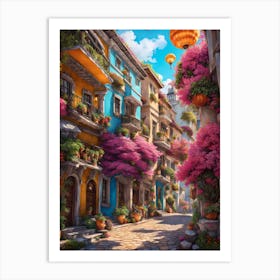 Colorful Street Art Print