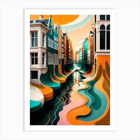 Amsterdam Canal Art Print