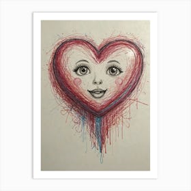 Heart Of Love 66 Art Print