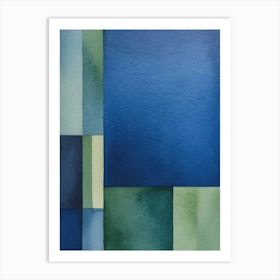 Abstract Watercolor Painting 5 Art Print