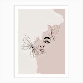 Butterfly Portrait 1 Art Print