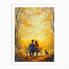 Romance And Love 1 Art Print