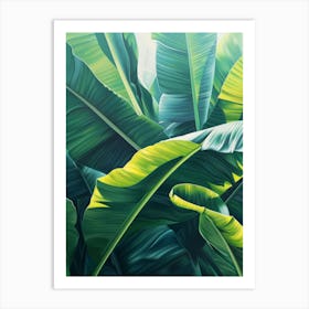 Banana Leaves 7 Art Print