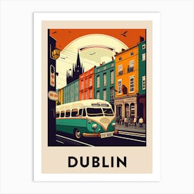 Dublin 2 Vintage Travel Poster Art Print