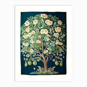 Umbrella Tree 2 Floral Botanical Vintage Poster Flower Art Print