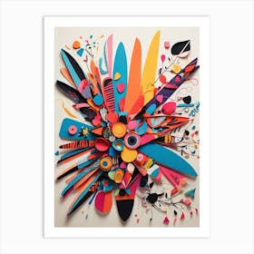 Paper Sculpture 2 Art Print