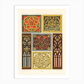 Middle Ages Pattern, Albert Racine (12) Art Print