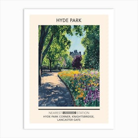 Hyde Park London Parks Garden 6 Art Print