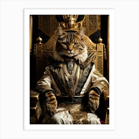 King Cat 1 Art Print