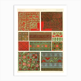 Vintage Pattern Illustration, Owen Jones                                                                                        Art Print