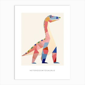 Nursery Dinosaur Art Heterodontosaurus 2 Poster Art Print