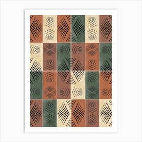 Mudcloth Tiles 03 Art Print