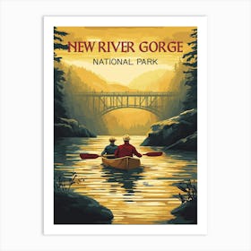 Captivating New River Gorge National Park Poster Art Print