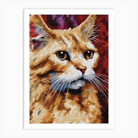 Cat Painting Art Print