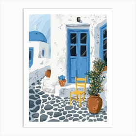 Greek Village 7 Art Print